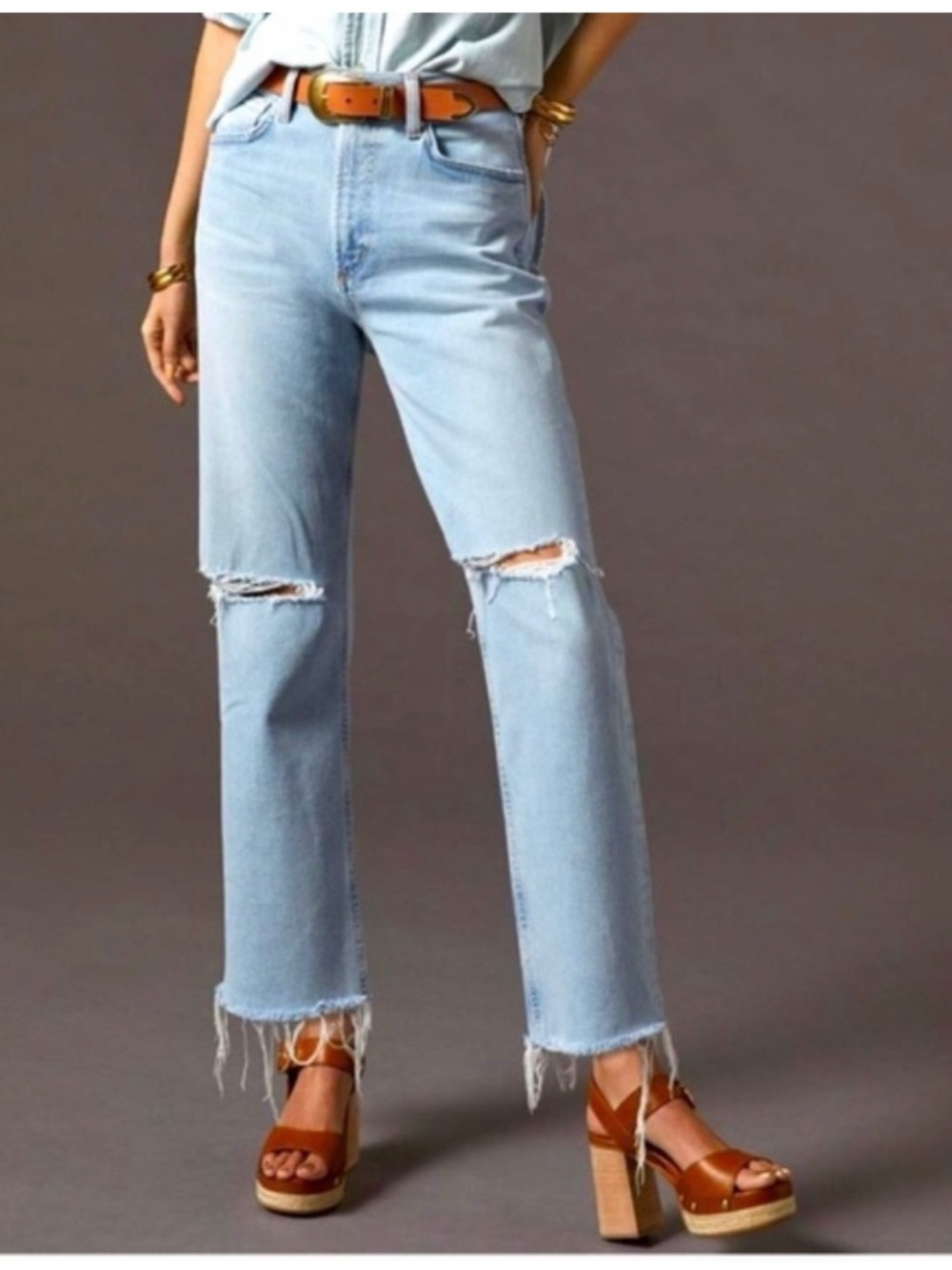 Citizens of Humanity Daphne Crop High Rise, Chakra, Size 27 NWT